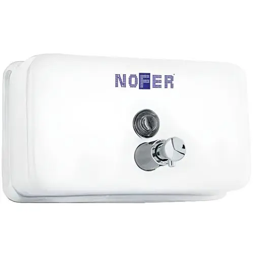 Диспенсер для мыла из  Стали Белый 1200 мл. Nofer 03002.W